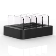 45W PD USB-C / Type-C + 18W PD USB-C / Type-C + 18W QC 3.0 USB + USB Ports Smart Charger with Detachable Bezel, EU Plug