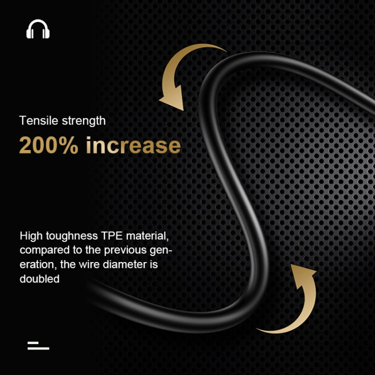 USAMS US-SJ482 EP-43 Wired In Ear USB-C / Type-C Interface Metal Digital HiFi Noise Reduction Earphones with Mic & Digital Chip, Length: 1.2m(Black) - free shipping - PMC Jewellery - Order now!