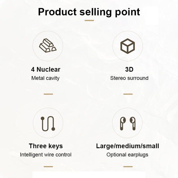 USAMS US-SJ482 EP-43 Wired In Ear USB-C / Type-C Interface Metal Digital HiFi Noise Reduction Earphones with Mic & Digital Chip, Length: 1.2m(Black) - free shipping - PMC TechLife - Order now!