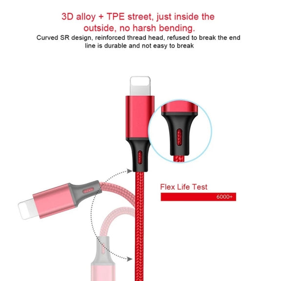 For iPhone / Apple Watch 3 In 1 8 Pin + Type-C / USB-C + Magnetic Charging Base Multi-function Charging Cable, Length: 1m(Black)