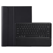 A970B Detachable Bluetooth Keyboard Ultrathin Horizontal Flip Leather Tablet Case with Pen Slot for Samsung Galaxy Tab S7 FE T730 / T736 / S7+ T970 / T975 / T976(Black)