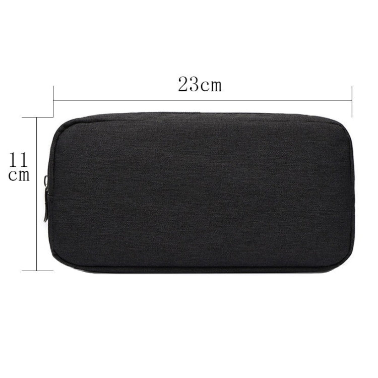 Multi-functional Headphone Charger Data Cable Storage Bag Power Pack, Size: L, 23 x 11.5 x 5.5cm(Black) - Other by PMC TechLife | Online Shopping South Africa | PMC TechLife | Buy Now Pay Later Mobicred