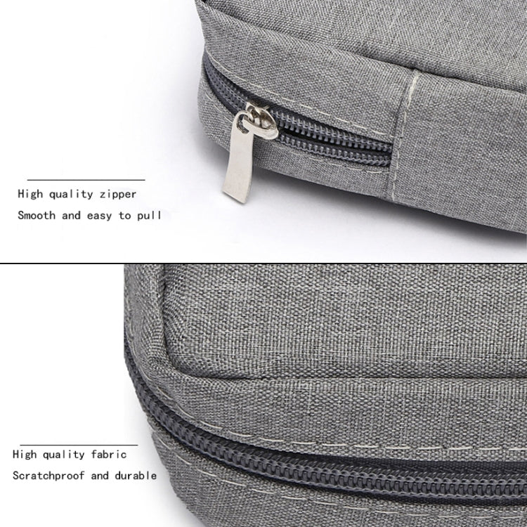 Multi-functional Headphone Charger Data Cable Storage Bag Power Pack, Size: S, 17 x 11.5 x 5.5cm (Black)