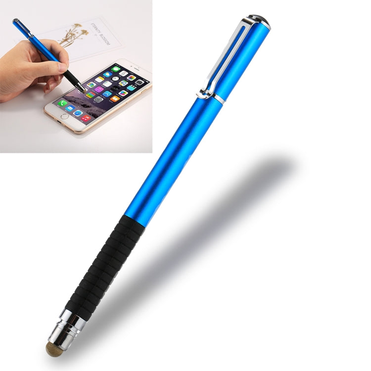 Universal 2 in 1 Multifunction Round Thin Tip Capacitive Touch Screen Stylus Pen, For iPhone, iPad, Samsung, and Other Capacitive Touch Screen Smartphones or Tablet PC(Blue) - free shipping - PMC Jewellery - Order now!