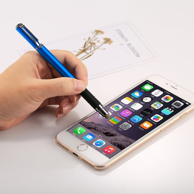 Universal 2 in 1 Multifunction Round Thin Tip Capacitive Touch Screen Stylus Pen, For iPhone, iPad, Samsung, and Other Capacitive Touch Screen Smartphones or Tablet PC(Blue) - free shipping - PMC Jewellery - Order now!