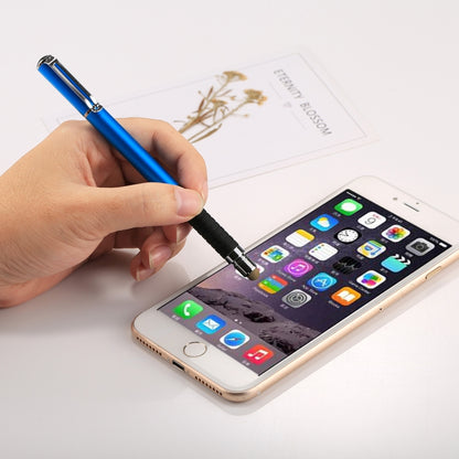 Universal 2 in 1 Multifunction Round Thin Tip Capacitive Touch Screen Stylus Pen, For iPhone, iPad, Samsung, and Other Capacitive Touch Screen Smartphones or Tablet PC(Blue) - free shipping - PMC Jewellery - Order now!