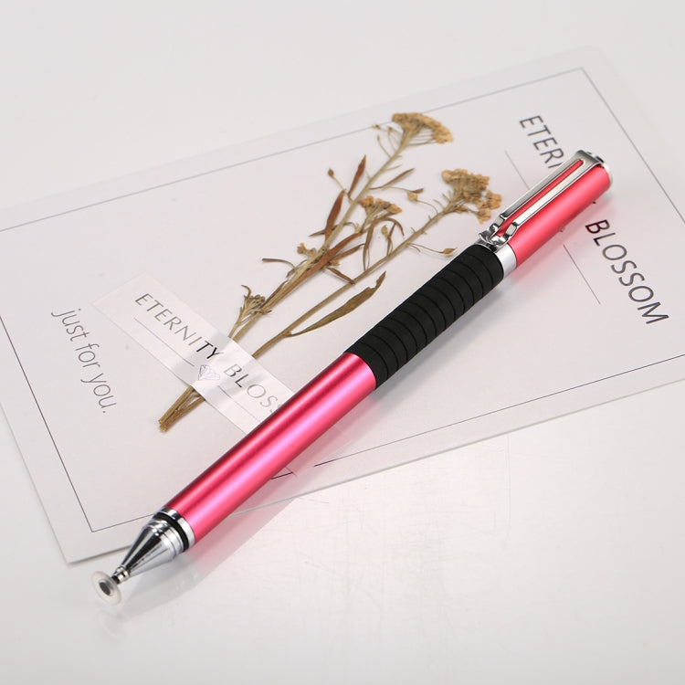 Universal 2 in 1 Multifunction Round Thin Tip Capacitive Touch Screen Stylus Pen, For iPhone, iPad, Samsung, and Other Capacitive Touch Screen Smartphones or Tablet PC(Magenta) - free shipping - PMC Jewellery - Order now!