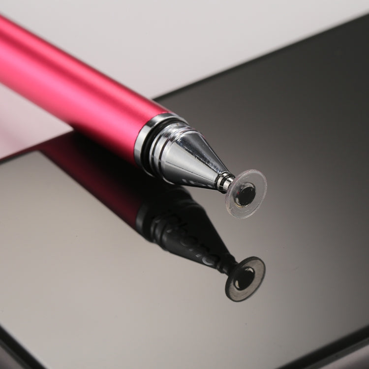 Universal 2 in 1 Multifunction Round Thin Tip Capacitive Touch Screen Stylus Pen, For iPhone, iPad, Samsung, and Other Capacitive Touch Screen Smartphones or Tablet PC(Magenta) - free shipping - PMC Jewellery - Order now!