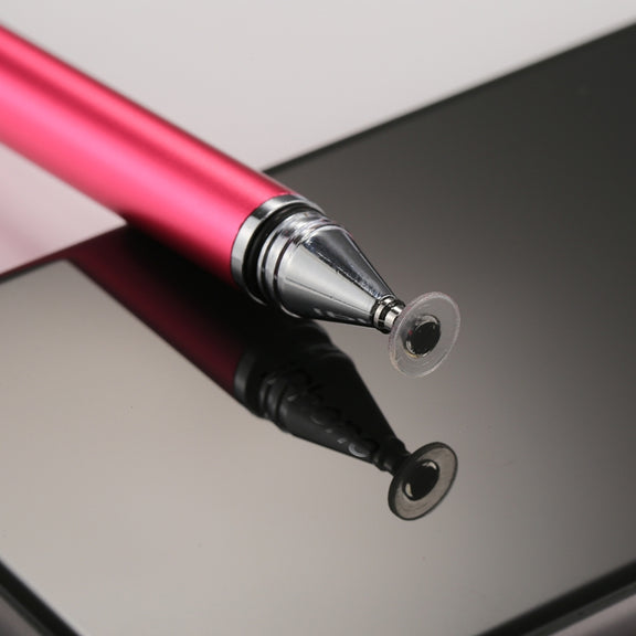 Universal 2 in 1 Multifunction Round Thin Tip Capacitive Touch Screen Stylus Pen, For iPhone, iPad, Samsung, and Other Capacitive Touch Screen Smartphones or Tablet PC(Magenta)