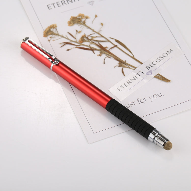 Universal 2 in 1 Multifunction Round Thin Tip Capacitive Touch Screen Stylus Pen, For iPhone, iPad, Samsung, and Other Capacitive Touch Screen Smartphones or Tablet PC(Red) - free shipping - PMC Jewellery - Order now!