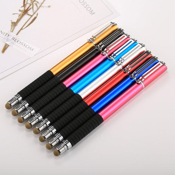 Universal 2 in 1 Multifunction Round Thin Tip Capacitive Touch Screen Stylus Pen, For iPhone, iPad, Samsung, and Other Capacitive Touch Screen Smartphones or Tablet PC(Magenta)