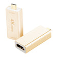 USB-C / Type-C Male to HDMI Female Aluminum-magnesium Alloy Adapter (Gold) - Cable & Adapters by PMC TechLife | Online Shopping South Africa | PMC TechLife | Buy Now Pay Later Mobicred