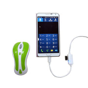 OTG-Y-02 USB 2.0 Male to Micro USB Male + USB Female OTG Charging Data Cable for Android Phones / Tablets with OTG Function, Length: 1.1m (White)