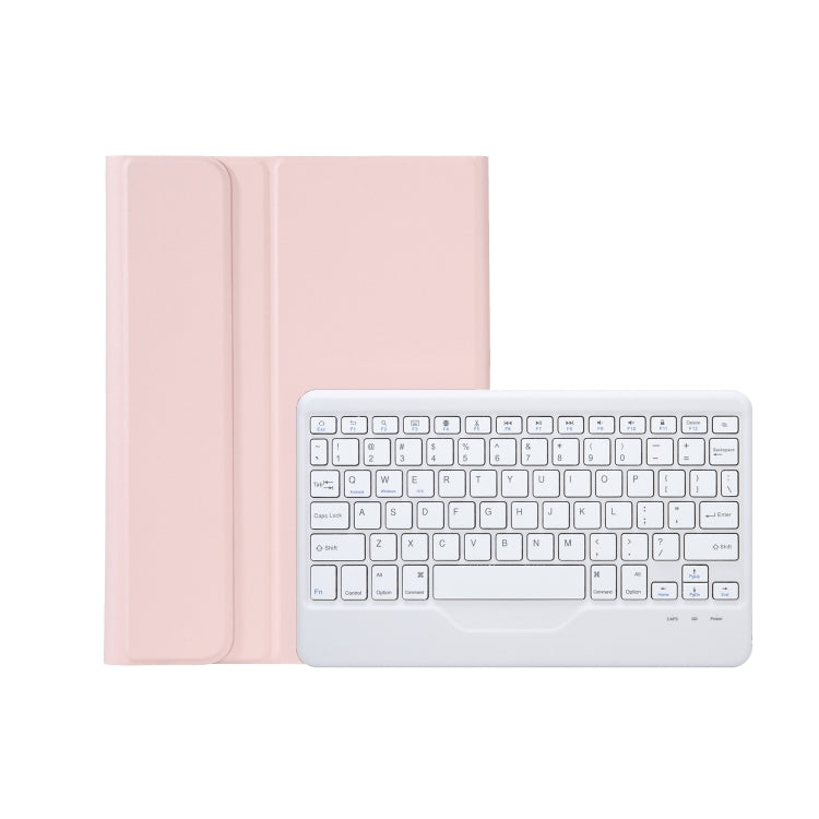AM20-B Lambskin Texture Ultra-thin Bluetooth Keyboard Leather Tablet Case For Lenovo Xiaoxin Pad 2022 10.6 inch/Tab M10 Plus 10.6 3rd Gen 2022(Pink) - Lenovo Keyboard by PMC TechLife | Online Shopping South Africa | PMC TechLife | Buy Now Pay Later Mobicred