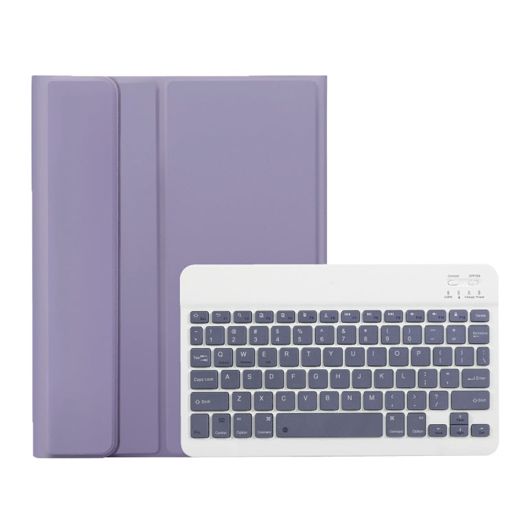 For iPad 11 2025 / 10th Gen 10.9 2022 A10B Lambskin Texture Ultra-thin Bluetooth Keyboard Leather Tablet Case with Pen Slot(Purple) - Universal by PMC TechLife | Online Shopping South Africa | PMC TechLife | Buy Now Pay Later Mobicred