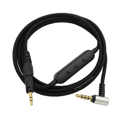 ZS0091 Wire-controlled Version Headphone Audio Cable for Audio-technica ATH-M50X M40X(Black) - Headset Accessories by PMC Jewellery | Online Shopping South Africa | PMC Jewellery | Buy Now Pay Later Mobicred