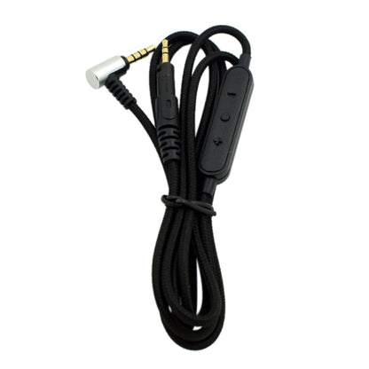 ZS0091 Wire-controlled Version Headphone Audio Cable for Audio-technica ATH-M50X M40X(Black) - Headset Accessories by PMC Jewellery | Online Shopping South Africa | PMC Jewellery | Buy Now Pay Later Mobicred