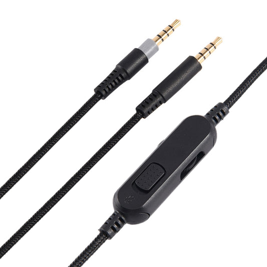 ZS0161 3.5mm Headphone Audio Cable for HyperX Cloud MIX / Cloud Alpha(Black) - Headset Accessories by PMC Jewellery | Online Shopping South Africa | PMC Jewellery | Buy Now Pay Later Mobicred
