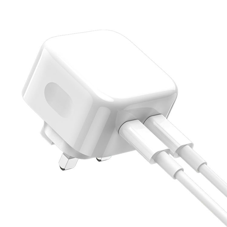 ROCK T58 35W Dual USB-C / Type-C Ports PD Charger, UK Plug - free shipping - PMC TechLife - Order now!