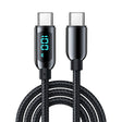 Mutural Li-CC002 1.2m 100W Digital Display USB-C / Type-C to Type-C Charging Data Cable - free shipping - PMC TechLife - Order now!