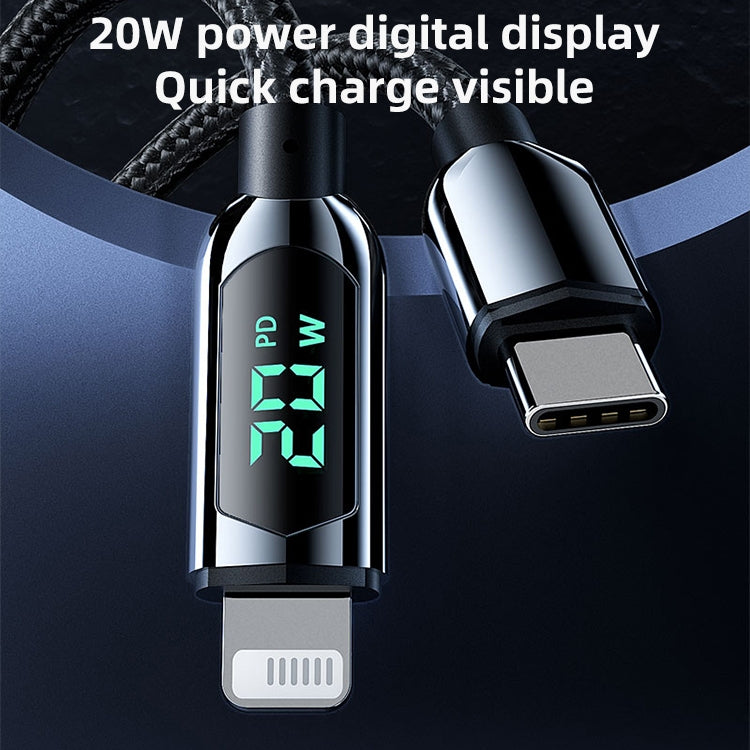 Mutural Li-CC002 1.2m 100W Digital Display USB-C / Type-C to Type-C Charging Data Cable - free shipping - PMC TechLife - Order now!