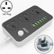 LDNIO SC3604 6 x USB Ports Multi-function Travel Home Office Socket, Cable Length: 2m, Big UK Plug - Extension Socket by LDNIO | Online Shopping South Africa | PMC TechLife | Buy Now Pay Later Mobicred