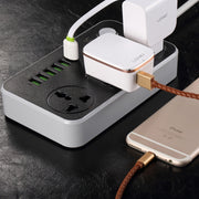LDNIO SC3604 6 x USB Ports Multi-function Travel Home Office Socket, Cable Length: 2m, Big UK Plug