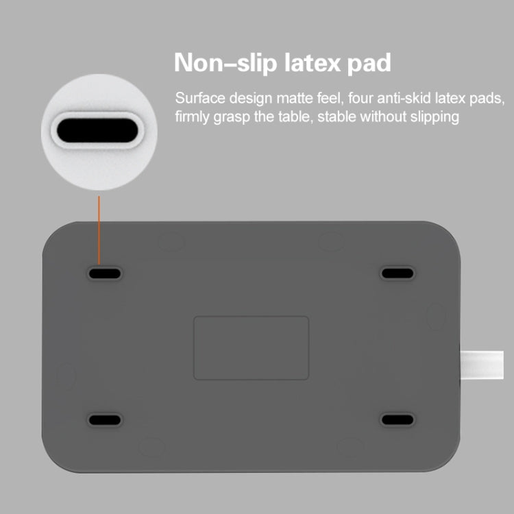 LDNIO SC3604 6 x USB Ports Multi-function Travel Home Office Socket, Cable Length: 2m, EU Plug
