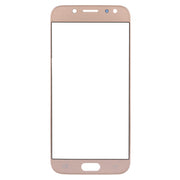 For Galaxy J7 (2017) / J730 Front Screen Outer Glass Lens (Gold)