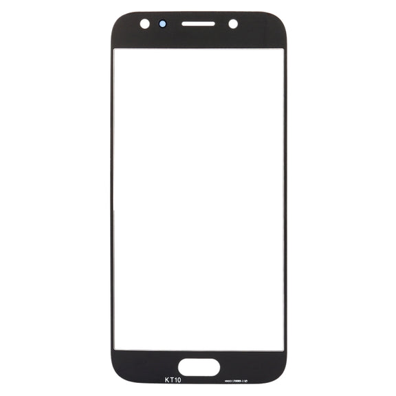 For Galaxy J7 (2017) / J730 Front Screen Outer Glass Lens (Gold)