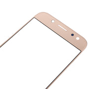 For Galaxy J7 (2017) / J730 Front Screen Outer Glass Lens (Gold)