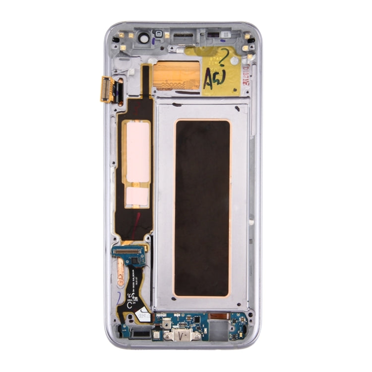 Original LCD Screen and Digitizer Full Assembly with Frame & Charging Port Board & Volume Button & Power Button For Galaxy S7 Edge / G935F(Black)