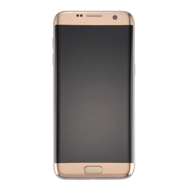 Original LCD Screen and Digitizer Full Assembly with Frame & Charging Port Board & Volume Button & Power Button For Galaxy S7 Edge / G935F(Gold) - free shipping - PMc TechLife - Order now!
