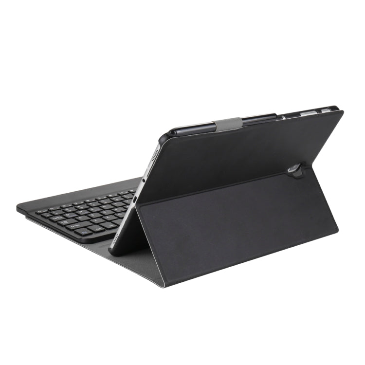 A830 Ultra-thin Detachable Bluetooth Keyboard Leather Tablet Case for Galaxy Tab S4 10.5 T830 / T835, with Holder(Black) - Samsung Keyboard by PMC TechLife | Online Shopping South Africa | PMC TechLife