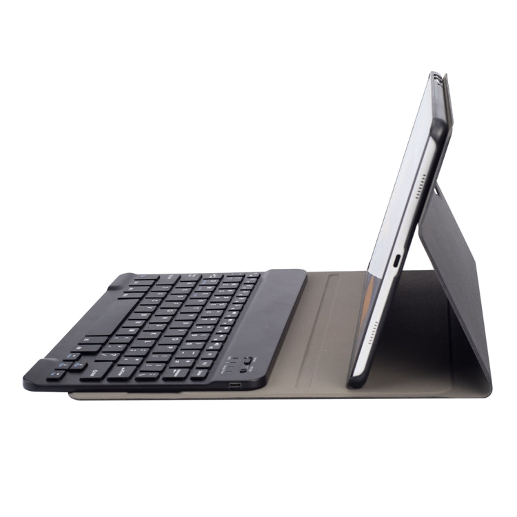 DY590 For Galaxy Tab A 10.5 T590 / T595 Detachable Plastic Bluetooth Keyboard Leather Tablet Case with Holder (Black) - Samsung Keyboard by PMC TechLife | Online Shopping South Africa | PMC TechLife
