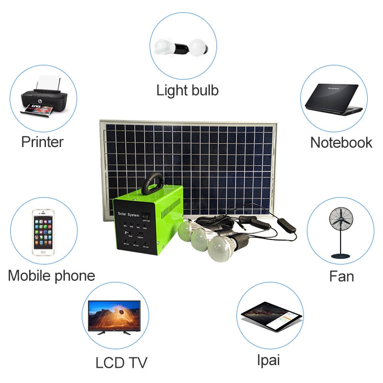 SG30W-AC100 30W Household High Power Solar Power Generation System - free shipping - PMC Jewellery - Order now!