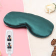 USB Charging Heating Silk Moxa Sleep Eye Mask (Green) - Eye Masks by PMC TechLife | Online Shopping South Africa | PMC TechLife | Buy Now Pay Later Mobicred