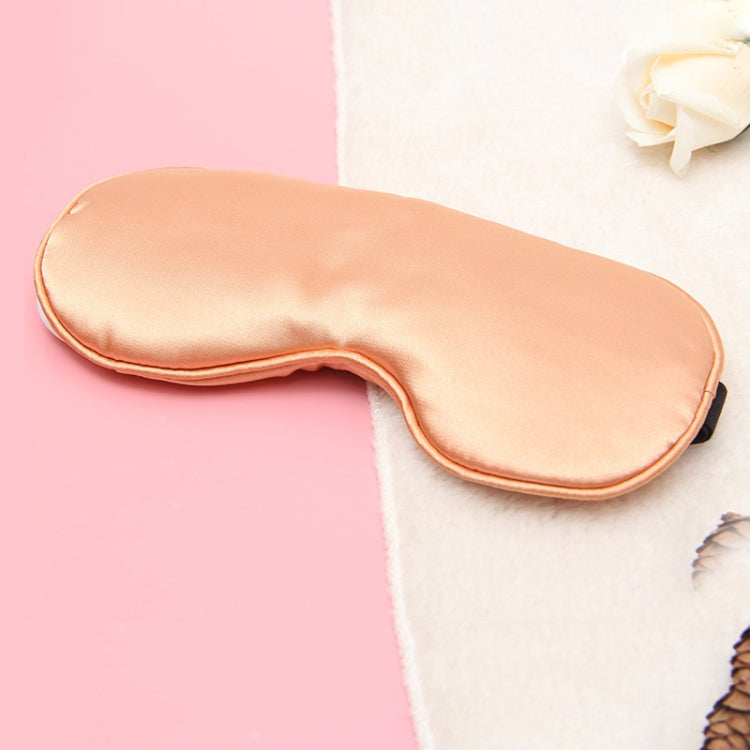 USB Charging Heating Silk Moxa Sleep Eye Mask (Rose Gold) - Eye Masks by PMC TechLife | Online Shopping South Africa | PMC TechLife | Buy Now Pay Later Mobicred