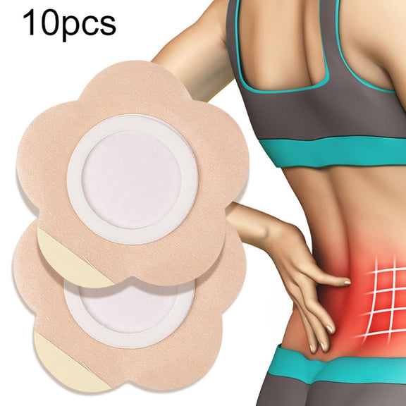 10pcs 042 Spunlace Non-woven Stickers Anti-osmosis Three-volt Belly Button Plaster, Size: 8x8x3.5cm(Plum Shape) - free shipping - PMC TechLife - Order now!
