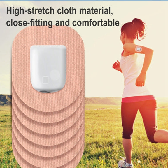 10 PCS 047 Men Women Sports Adhesive Patch Sweat-absorbent Breathable Non-slip Sticker (Black)
