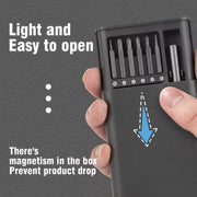 25 in 1 Screwdriver Set Magnetic Repair Tools, Plastic Handle