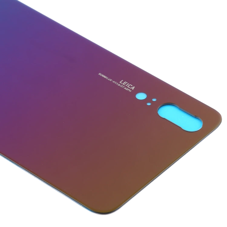 Battery Back Cover for Huawei P20(Aurora Blue) - Back Cover by PMc TechLife | Online Shopping South Africa | PMc TechLife | Buy Now Pay Later Mobicred