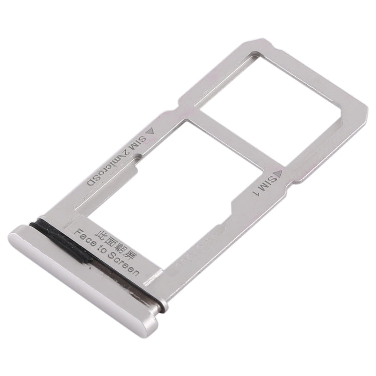 For OPPO R15 SIM Card Tray + SIM Card Tray / Micro SD Card Tray (Silver) - Card Socket by PMc TechLife | Online Shopping South Africa | PMc TechLife | Buy Now Pay Later Mobicred