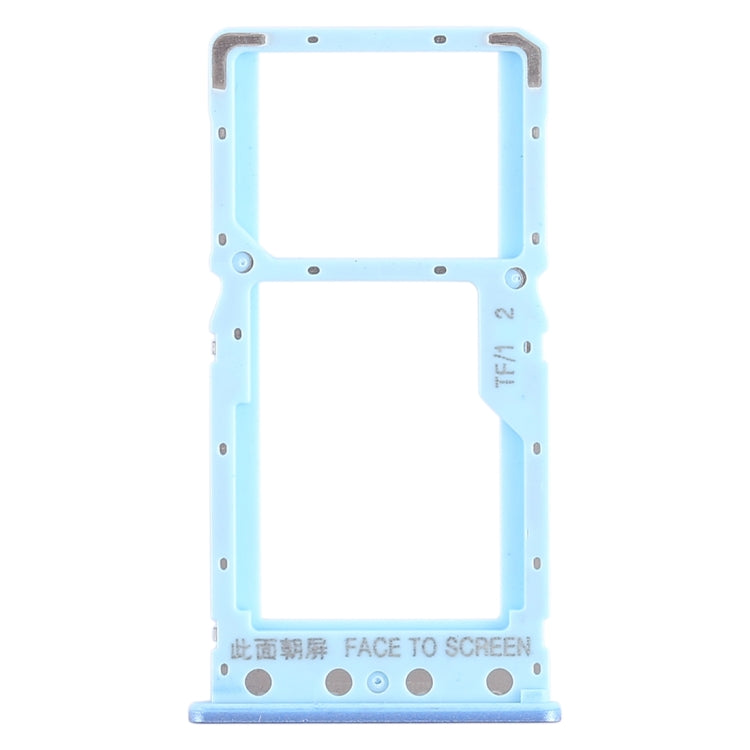 SIM Card Tray + SIM Card Tray / Micro SD Card Tray for Xiaomi Redmi 6 / Redmi 6A(Blue) - Card Tray by PMc TechLife | Online Shopping South Africa | PMc TechLife | Buy Now Pay Later Mobicred