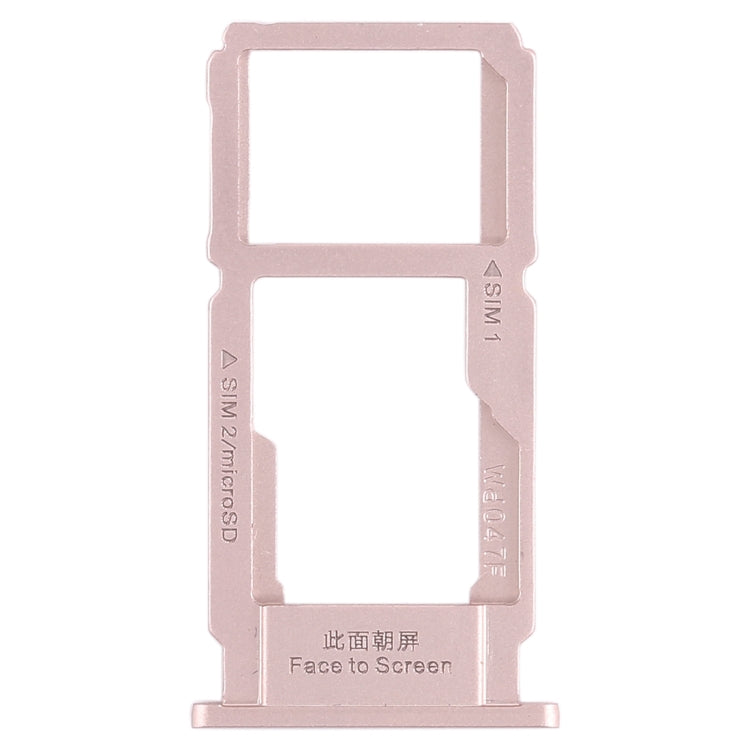 For OPPO R11s SIM Card Tray + SIM Card Tray / Micro SD Card Tray (Rose Gold) - Card Socket by PMc TechLife | Online Shopping South Africa | PMc TechLife | Buy Now Pay Later Mobicred