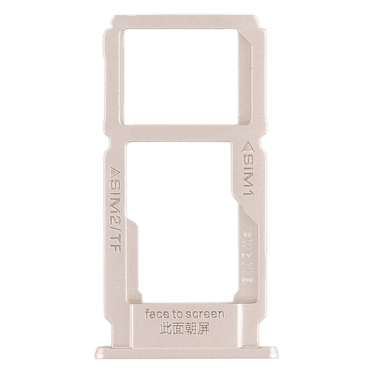 For OPPO R9sk SIM Card Tray + SIM Card Tray / Micro SD Card Tray (Gold) - Card Socket by PMc TechLife | Online Shopping South Africa | PMc TechLife | Buy Now Pay Later Mobicred
