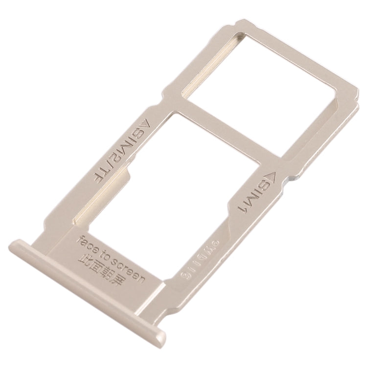 For OPPO R9sk SIM Card Tray + SIM Card Tray / Micro SD Card Tray (Gold) - Card Socket by PMc TechLife | Online Shopping South Africa | PMc TechLife | Buy Now Pay Later Mobicred