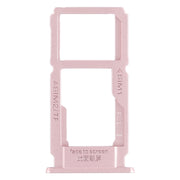 For OPPO R9sk SIM Card Tray + SIM Card Tray / Micro SD Card Tray (Rose Gold)