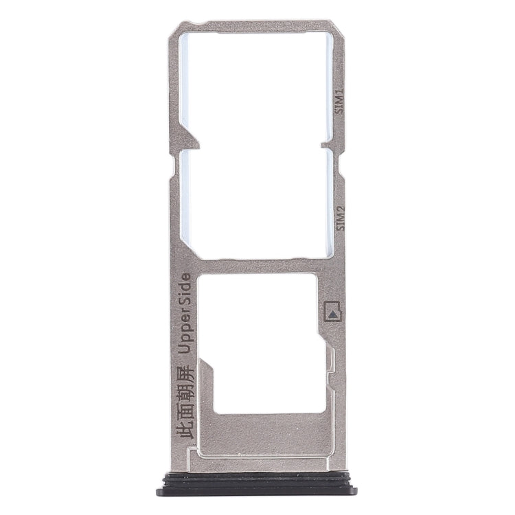For Vivo Y53 2 x SIM Card Tray + Micro SD Card Tray (Black) - Card Socket by PMc TechLife | Online Shopping South Africa | PMc TechLife | Buy Now Pay Later Mobicred