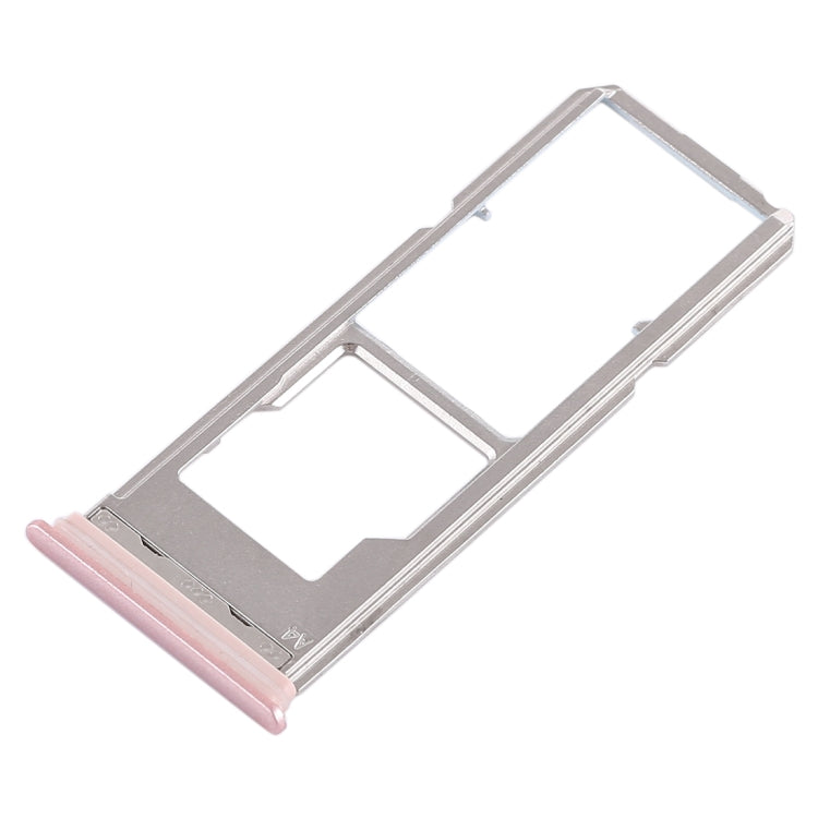 For Vivo Y79 2 x SIM Card Tray + Micro SD Card Tray (Rose Gold) - Card Socket by PMc TechLife | Online Shopping South Africa | PMc TechLife | Buy Now Pay Later Mobicred